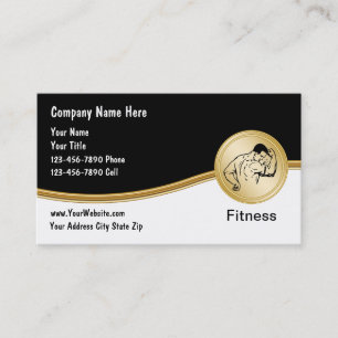 Cartões de Visita de Fitness