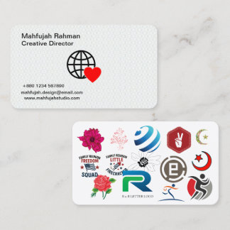 Cartões de Visita de Luxo | Minimalista | Modern M