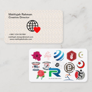 Cartões de Visita de Luxo | Minimalista | Modern M