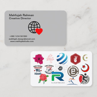 Cartões de Visita de Luxo | Minimalista | Modern M