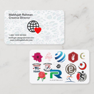 Cartões de Visita de Luxo | Minimalista | Modern M