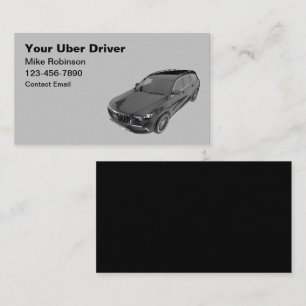 Cartões de Visita de Luxo para Uber