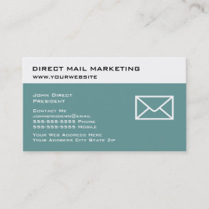 Cartões de Visita de Marketing de Mala Direta