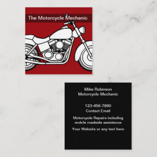 Cartões de Visita de Mecânico de Motocicletas Mode