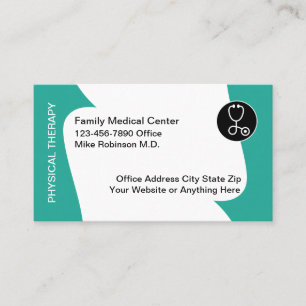 Cartões de Visita de Médico Moderno Design 