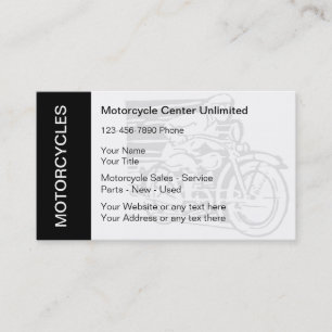 Cartões de Visita de Motocicleta