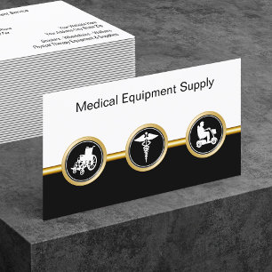 Cartões de Visita de Negócios de Equipamentos Médi
