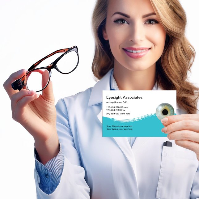Cartões de Visita de Optometrista (Criador carregado)
