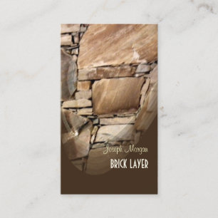 Cartões de visita de pedreiros, trabalhadores de p