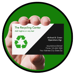Cartões de Visita de Reciclagem