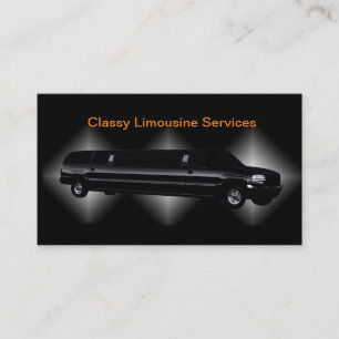 Cartões de Visita de Serviço de Limusine Classy pa
