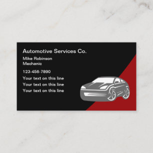 Cartões de Visita de Serviços Automobilísticos Leg