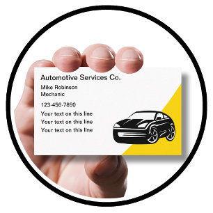 Cartões de Visita de Serviços Automobilísticos Leg