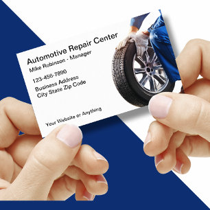 Cartões de Visita de Serviços de Reparo Automotivo
