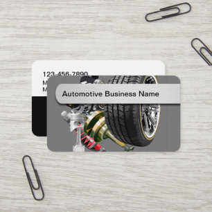 Cartões de Visita de Tema Automotivo Legal
