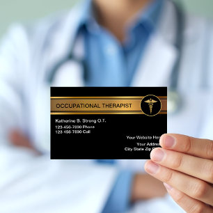 Cartões de Visita de Terapeuta Ocupacional