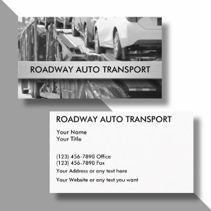 Cartões de Visita de Transporte Automotivo