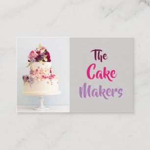Cartões de Visita - Design2 de The Cake Makers