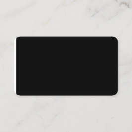 Cartões de Visita | Design Preto Elegante | Negóci