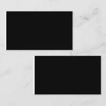 Cartões de Visita | Design Preto Elegante | Negóci