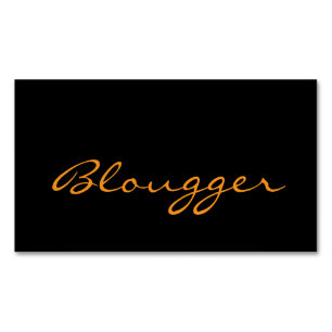 Cartões de visita engraçados para blougger
