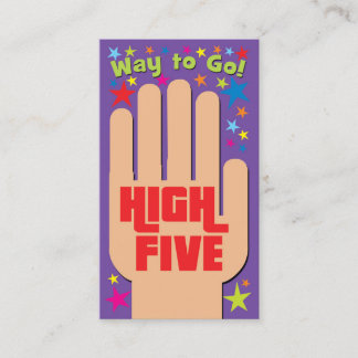 Cartões de Visita High Five