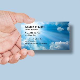 Cartões de Visita Igreja Luz Divina