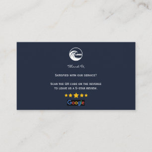 Cartões de Visita Link de Código QR de Avaliações