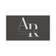 Cartões de Visita Minimalistas Modernos com QR Cod