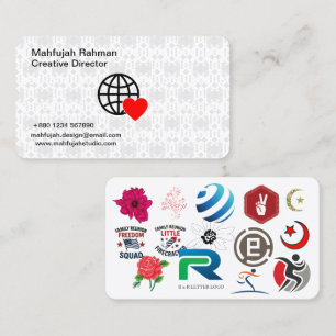 Cartões de Visita Modernos   Branding Criativo Pre
