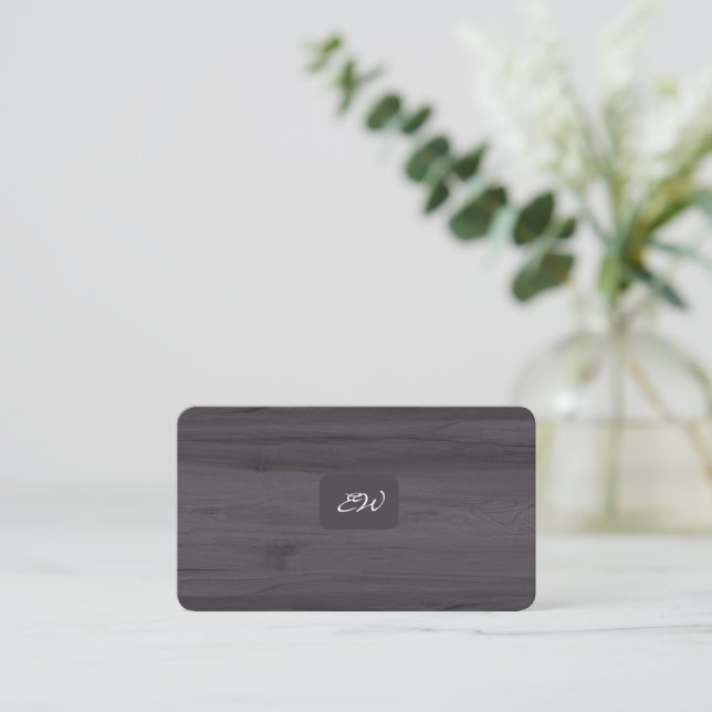 Cartões de visita modernos e elegantes com código  (Em pé/Frente)