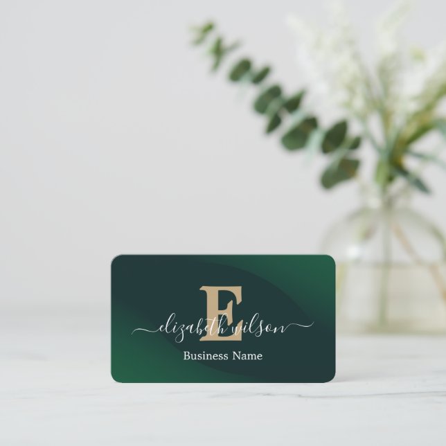 Cartões de visita modernos e elegantes com código  (Em pé/Frente)