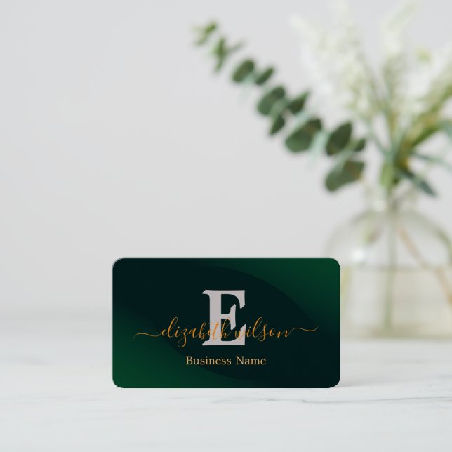 Cartões de visita modernos e elegantes com código  (Em pé/Frente)