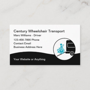 Cartões de Visita Modernos para Transporte de Cade