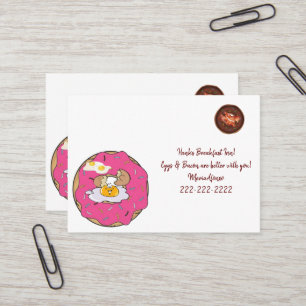 Cartões de Visita, Ovos do Café da Manhã BaconCart