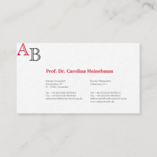 Cartões de visita para Advogado