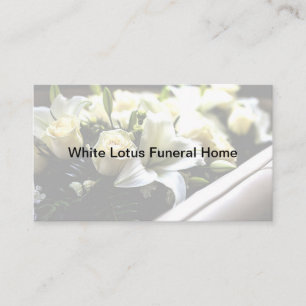 Cartões de Visita para Funerária com Design Sofist