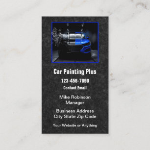 Cartões de Visita para Pintura de Carros Automotiv