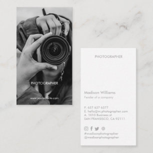 Cartões de Visita Personalizados Minimalistas Eleg