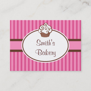Cartões de Visita Personalizados para Cupcake