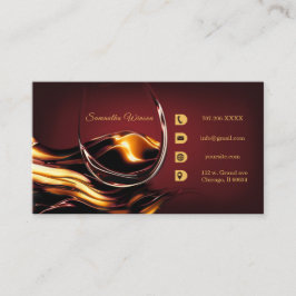 Cartões de Visita Personalizados Vinho