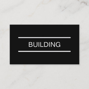 Cartões de Visita Simples para Construtores