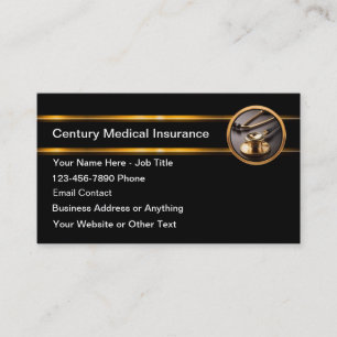 Cartões de Visita Tema Médico Elegante