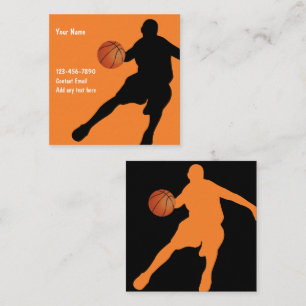 Cartões de Visita Temáticos de Basquetebol Cool Du