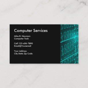 Cartões de Visita Temáticos de Computador