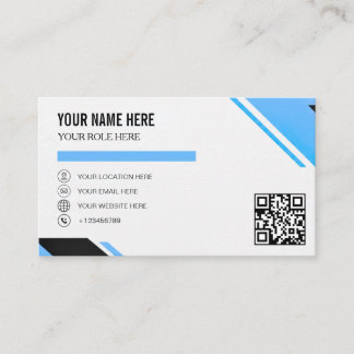 Cartões de Visita Terracota Minimalista Código QR