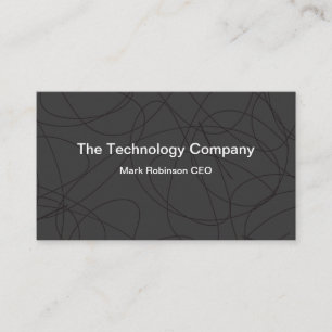 Cartões de Visita Únicos de Tecnologia de Computad