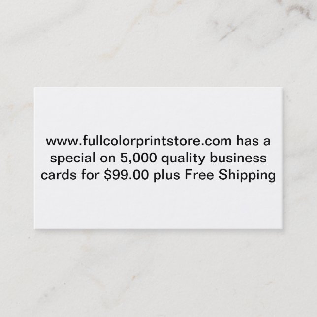 Cartões de visitas (Frente)