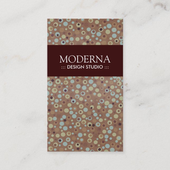 Cartões de visitas à moda (Frente)