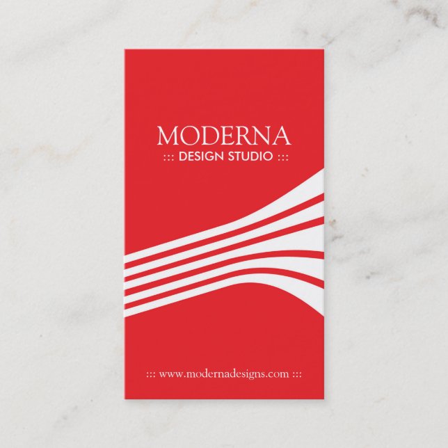 Cartões de visitas à moda e modernos (Frente)